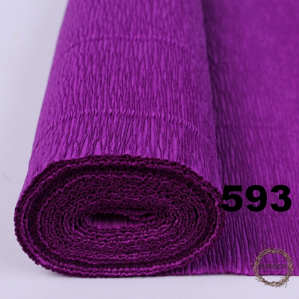 Бумага гофрированная цвет 593, Violet-Purple