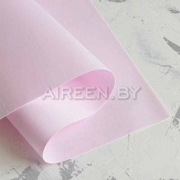 Фоамиран иранский 0.8мм, 60х70см, светло-розовый 142